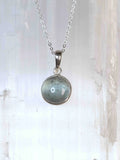 Pendentif Tourmaline Indigolite & Argent 925 | Pierre pour l'intuition & l'assurance | SOLYA | Bijoux, pierres, cristaux & minéraux en Belgique | Ethique et naturelles