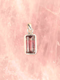 Pendentif Tourmaline melon d'eau & Argent 925 | Pierre pour se faire confiance & aimer | SOLYA | Eshop de bijoux, cristaux & minéraux | Magasin de pierres éthiques & naturelles en Belgique