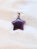 Pendentif etoile Amethyste | Pierre pour se detendre et se reconnecter | SOLYA | Bijoux, pierres, cristaux & minéraux en Belgique | Ethique et naturel