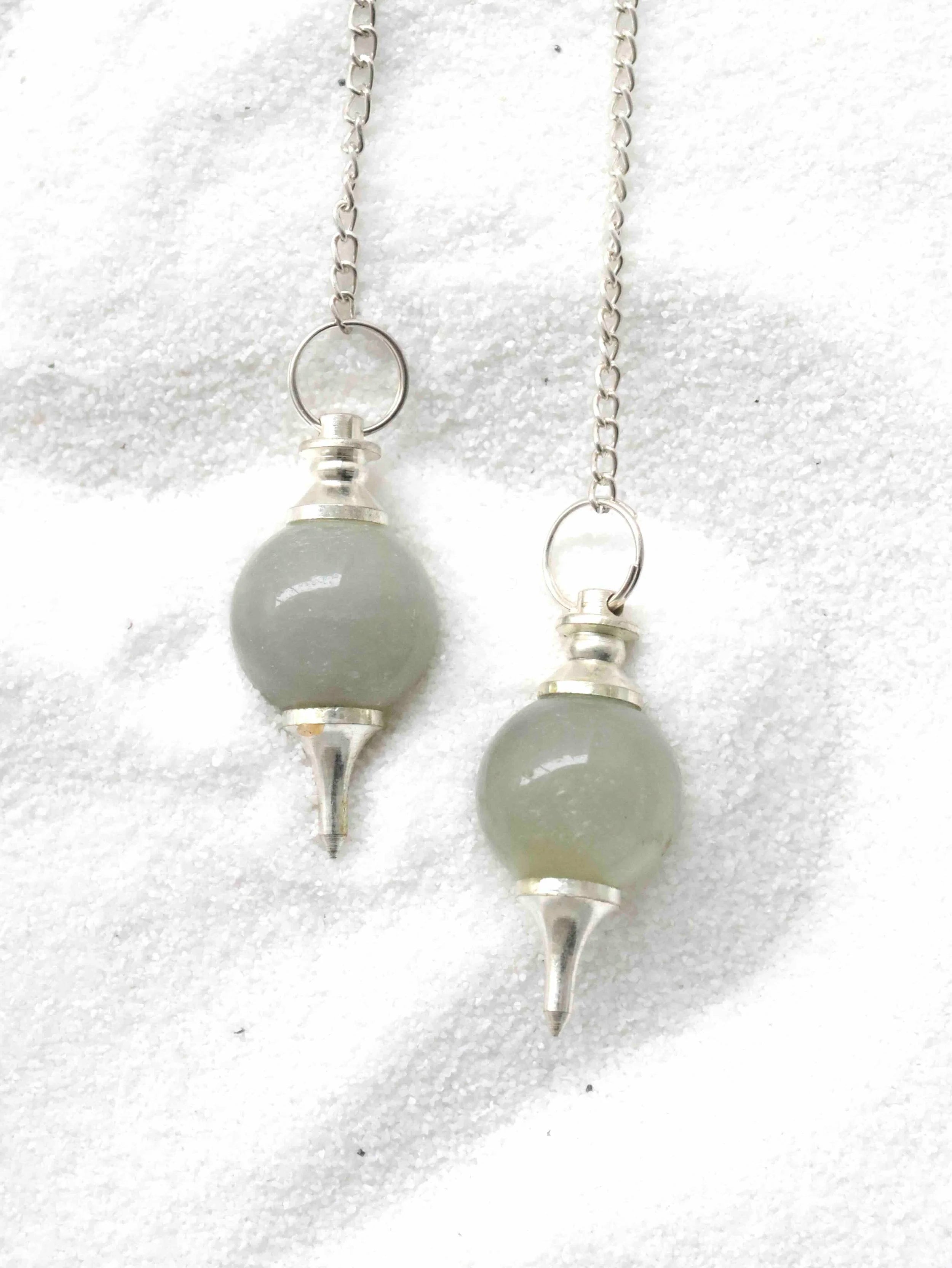Pendule Aventurine | Pierre pour avancer avec confiance | SOLYA | Bijoux, cristaux, pierres & minéraux | Pierres éthiques et naturelles en Belgique