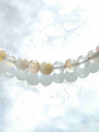 Perles d'Agate fleurie 4 mm (Agate Sakura), pierre naturelle rare pour se développer et cultiver le positif – SOLYA
