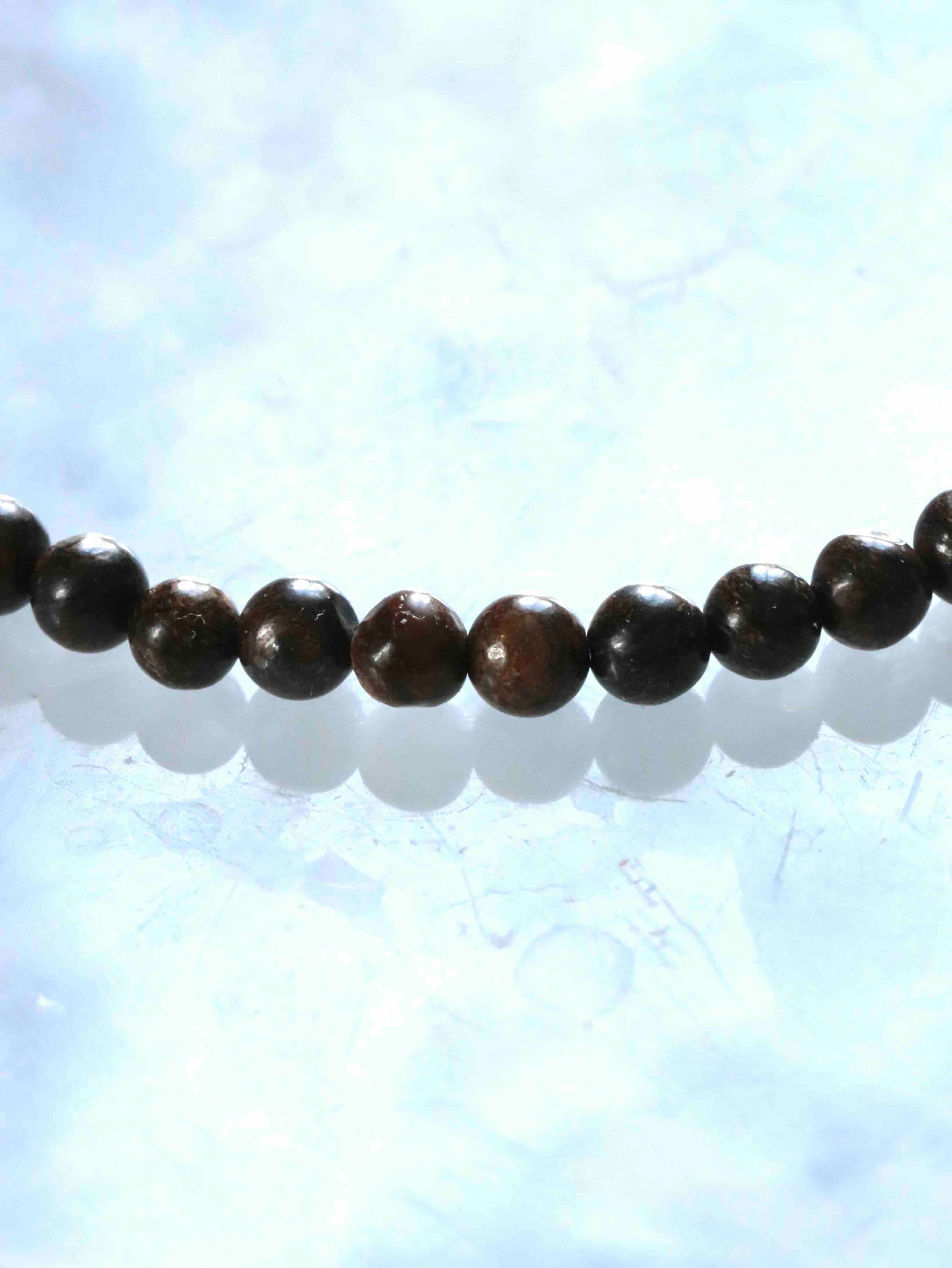 Perles de Bronzite 4 mm, pierre naturelle pour reprendre le contrôle de sa vie – SOLYA