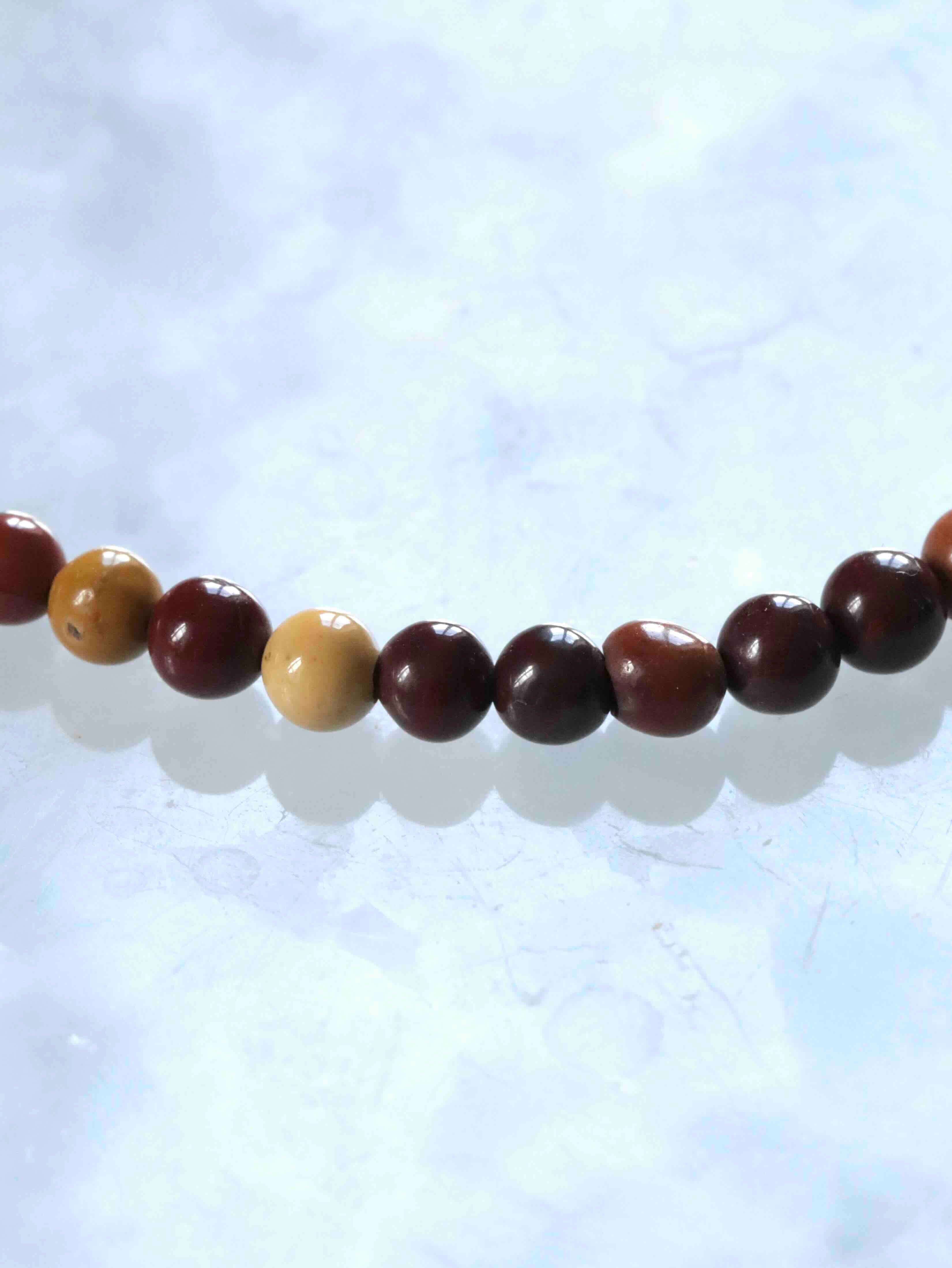 Perles de Jaspe Mookaïte 4 mm, pierre naturelle pour la connaissance et l'acceptation de soi – SOLYA
