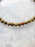 Bracelet Unakite 𖢻 Écoute de ses envies & prise de recul