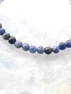 Bracelet Sodalite 𖢻 Clarifier ses pensées