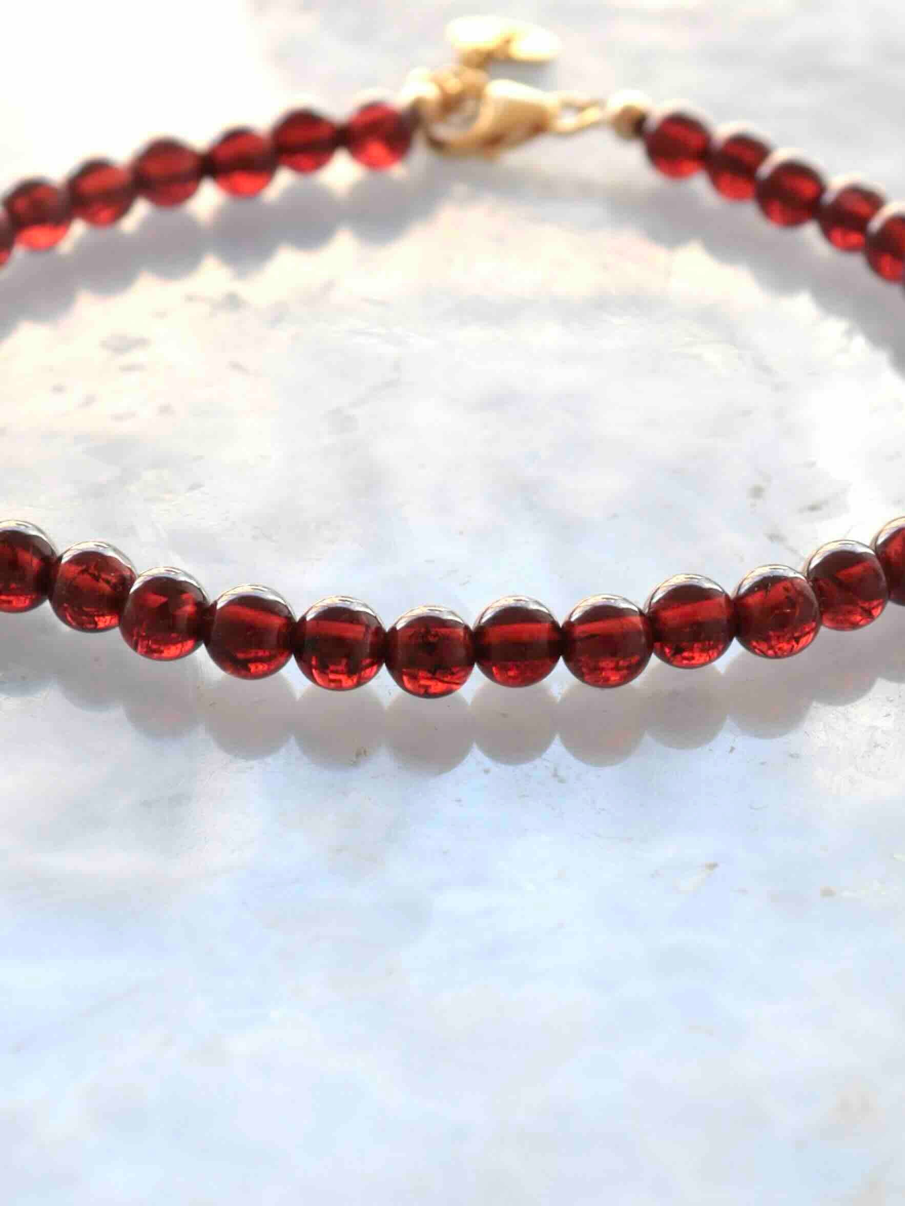 Bracelet Grenat | Joie & Force vitale