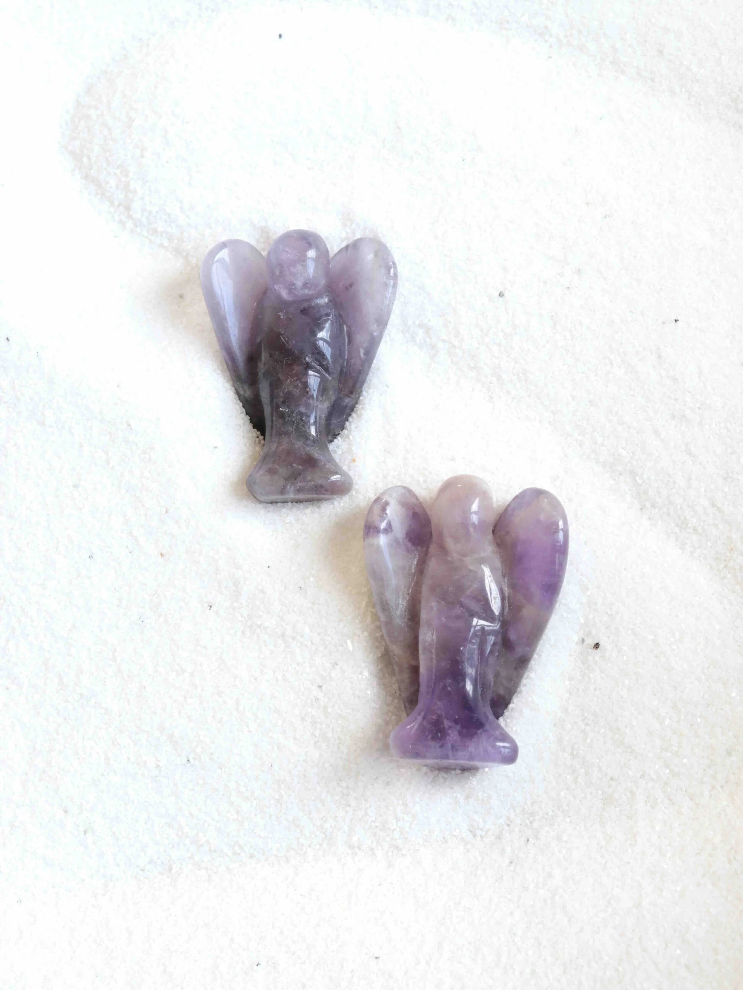 Petit Ange Amethyste | Pierre pour se detendre et se reconnecter | SOLYA | Bijoux, pierres, cristaux & minéraux en Belgique | Ethique et naturel