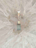 Pendentif Tourmaline indigolite et Argent 925 | Pierre pour l'intuition et l'assurance | SOLYA | Bijoux, Cristaux et mineraux en Belgique | Boutique de pierres naturelles et ethiques