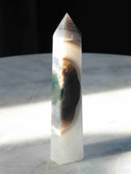  Pointe Agate - Pierre pour le courage & la chance - SOLYA - Bijoux, Cristaux et mineraux en Belgique - Boutique de pierres naturelles et ethiques