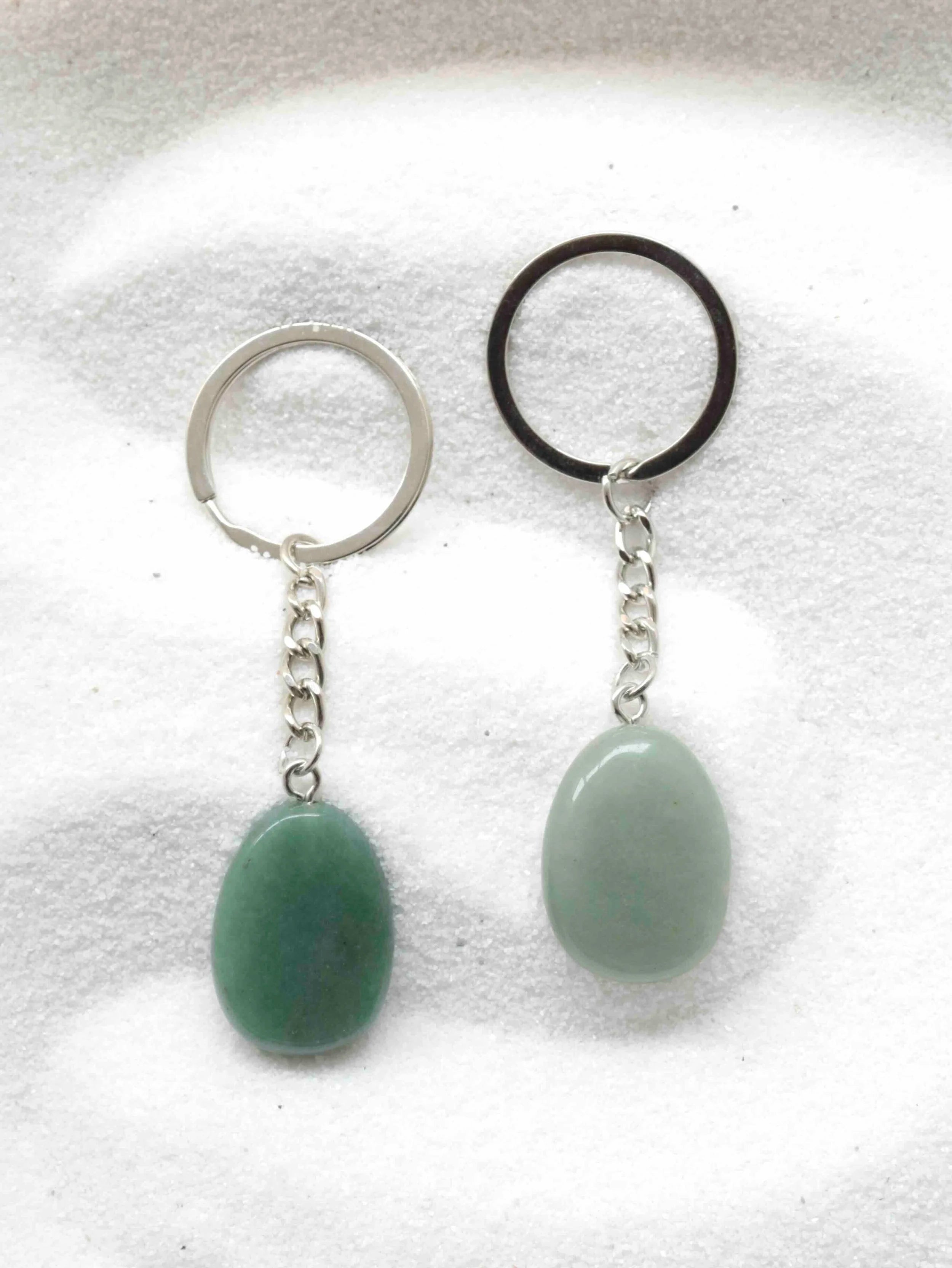 Porte-cle Aventurine | Pierre pour avancer avec confiance | SOLYA | Bijoux, cristaux, pierres & minéraux | Pierres éthiques et naturelles en Belgique