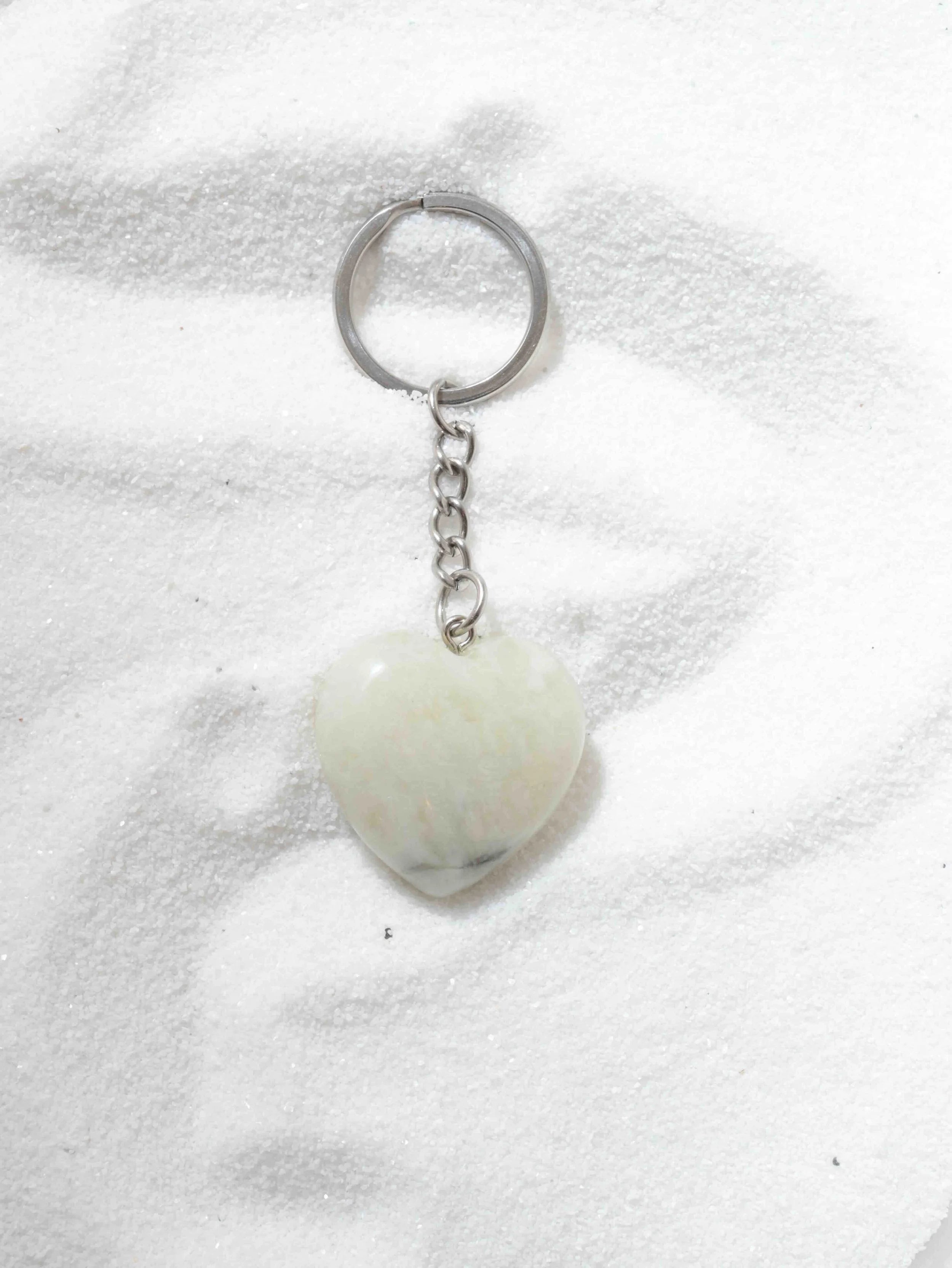 Porte cle en Jade | Pierre de massage  pour la tolerance | SOLYA | Bijoux, cristaux, pierres & minéraux | Pierres éthiques et naturelles en Belgique