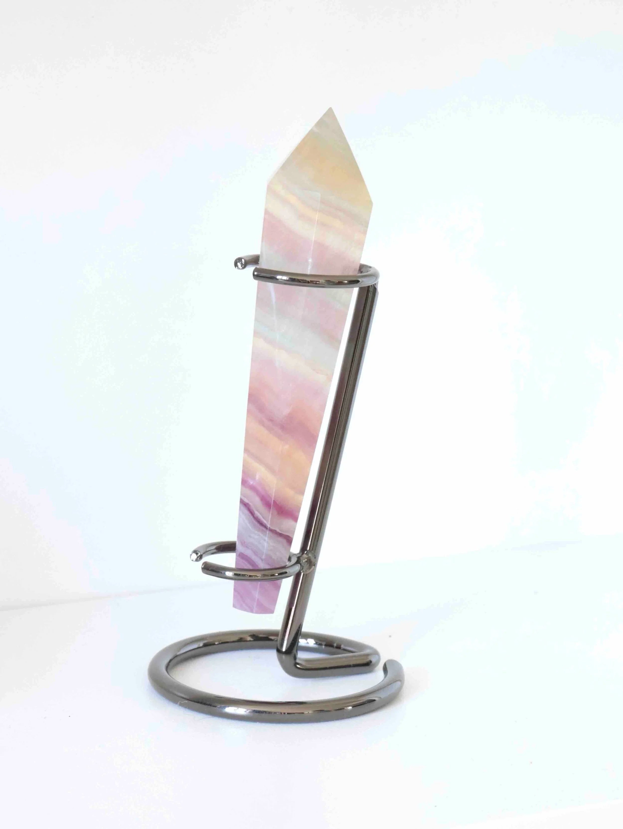 Sceptre de Fluorite | Pierre pour la reconnection à son savoir et détente  | SOLYA | Bijoux, pierres, cristaux & minéraux en Belgique | Ethique et naturelles