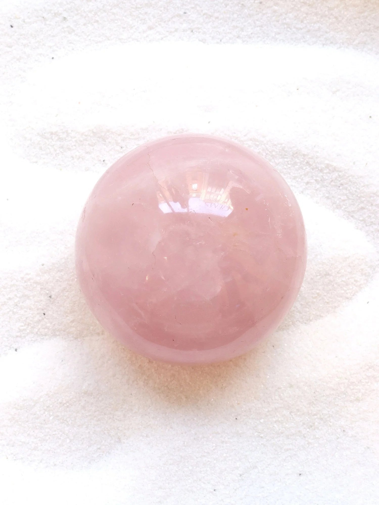 Sphère en Quartz rose | Pierre pour l'Amour & la Douceur | SOLYA | Boutique de bijoux, Cristaux & Minéraux en Belgique | Magasin de lithothérapie