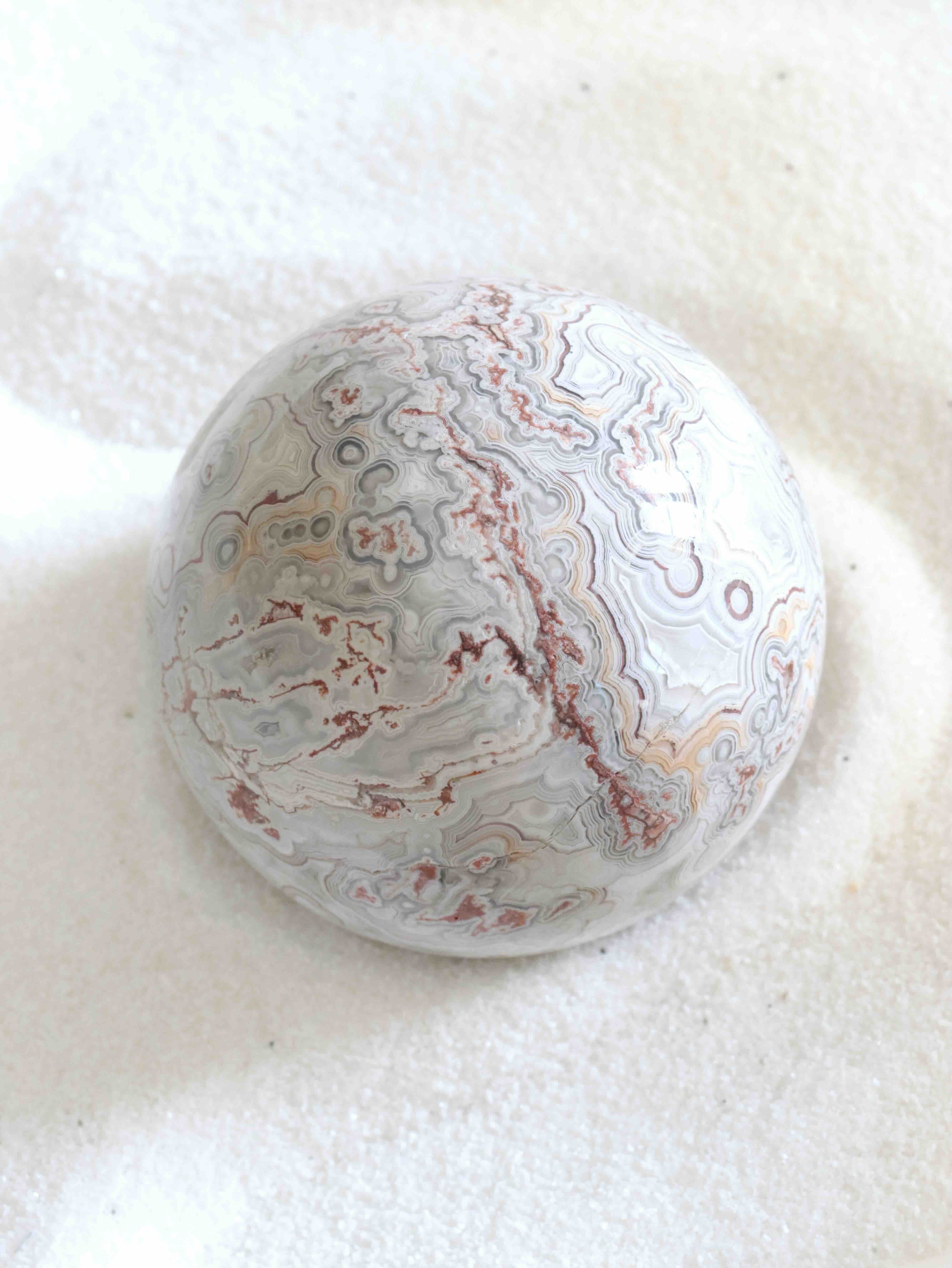 Agate du Mexique - Pierre pour l'Audace & le Bonheur - SOLYA - Bijoux, Cristaux et mineraux en Belgique - Boutique de pierres naturelles et ethiques