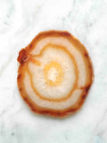 Tranche Agate brune - Pierre pour le courage & la chance - SOLYA - Bijoux, Cristaux et mineraux en Belgique - Boutique de pierres naturelles et ethiques