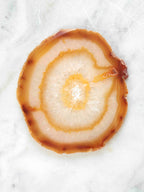 Tranche Agate brune - Pierre pour le courage & la chance - SOLYA - Bijoux, Cristaux et mineraux en Belgique - Boutique de pierres naturelles et ethiques