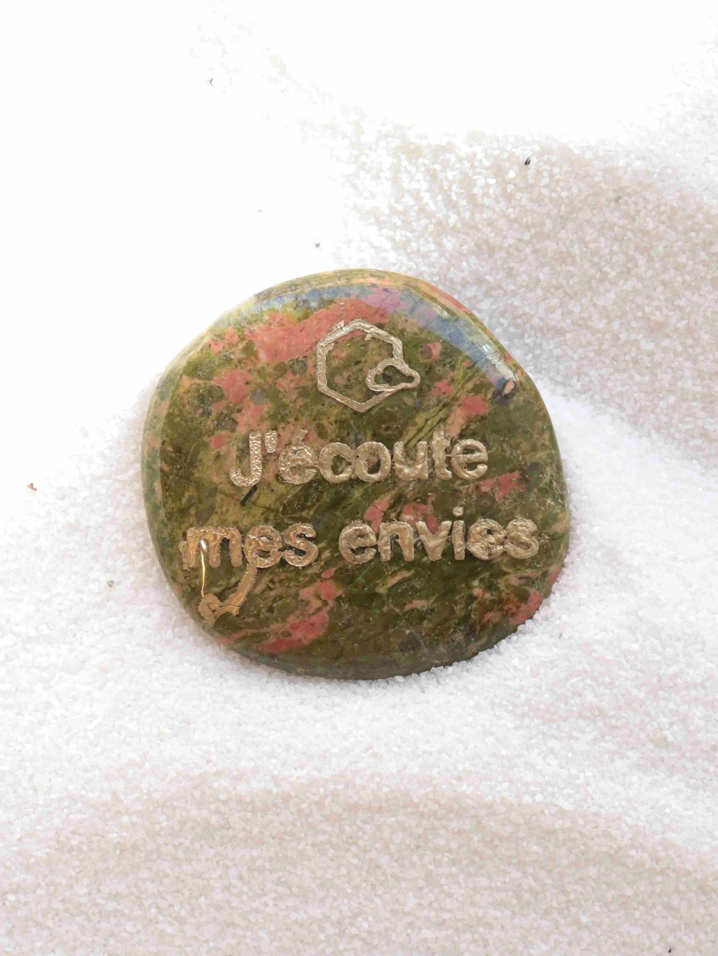 Unakite gravel | Pierre pour être à l'écoute et la prise de recul | SOLYA | Bijoux, Cristaux et mineraux en Belgique | Eshop de pierres naturelles & ethiques